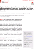 Cover page: Capture of a Hyena-Specific Retroviral Envelope Gene with Placental Expression Associated in Evolution with the Unique Emergence among Carnivorans of Hemochorial Placentation in Hyaenidae.