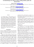 Cover page: Lateralized imagery for sentence content: Testing grammar, gender and demonstratives