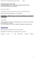 Cover page: Evaluating Rights through Conflict, Measuring the right of Access to Documents against the rights of Privacy. Italy and the European Union Compared