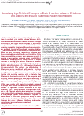 Cover page: Localizing Age-Related Changes in Brain Structure between Childhood and Adolescence Using Statistical Parametric Mapping