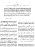 Cover page: Spatially-discretized high-temperature approximations and their O(N) implementation on a 
grid