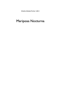 Cover page: Mariposa Nocturna