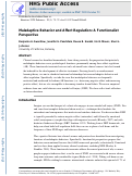Cover page: Maladaptive Behavior and Affect Regulation: A Functionalist Perspective