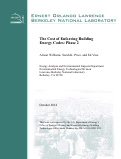 Cover page: The Cost of Enforcing Building Energy Codes: Phase 2