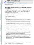 Cover page: Lack of persistent microchimerism in contemporary transfused trauma patients (Editorial, p. 3291)