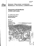 Cover page: Measurement and Identification of HOM's in RF Cavities