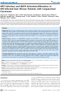 Cover page: HPV Infection and EGFR Activation/Alteration in HIV-Infected East African Patients with Conjunctival Carcinoma