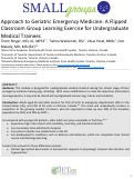 Cover page: Approach to Geriatric Emergency Medicine: A Flipped Classroom Group Learning Exercise for Undergraduate Medical Trainees