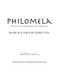 Cover page: Philomela