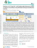 Cover page: Prediction of 35 Target Per- and Polyfluoroalkyl Substances (PFASs) in California Groundwater Using Multilabel Semisupervised Machine Learning