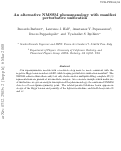 Cover page: An alternative NMSSM phenomenology with manifest perturbative unification