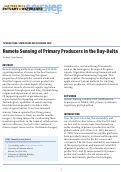 Cover page: Remote Sensing of Primary Producers in the Bay–Delta