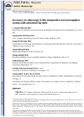 Cover page: Accuracy of colposcopy in HIV seropositive and seronegative women with abnormal Pap tests