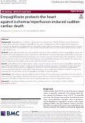 Cover page: Empagliflozin protects the heart against ischemia/reperfusion-induced sudden cardiac death