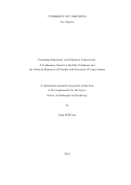 Cover page: Combining Functional and Structural Connectivity: A Preliminary Model for Healthy Volunteers and the Network Dynamics of Patients with Disorders of Consciousness