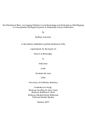 Cover page: The Potential of Place: Leveraging Children’s Local Knowledge and Participatory GIS Mapping to Conceptualize Ecological Systems in Elementary Science Instruction