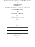 Cover page: Statistical Topology of the Configuration Spaces of Hard Disks and Spheres