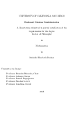 Cover page: Rational Catalan Combinatorics