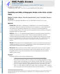 Cover page: Feasibility and utility of idiographic models in the clinic: A pilot study