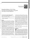 Cover page: Reimagining Ambulatory Care in Urology: Conversion of the Urology Clinic into a Procedure Center Improves Patient's Experience