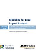 Cover page: Modeling for Local Impact Analysis