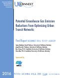 Cover page: Potential Greenhouse Gas Emission Reductions from Optimizing Urban Transit Networks 