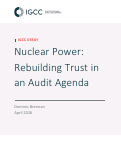 Cover page of Nuclear Power: Rebuilding Trust in an Audit Agenda
