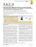 Cover page: Highly Selective Molybdenum ONO Pincer Complex Initiates the Living Ring-Opening Metathesis Polymerization of Strained Alkynes with Exceptionally Low Polydispersity Indices