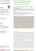 Cover page: Behavioural hypervolumes of spider communities predict community performance and disbandment