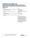 Cover page: Labeling Strategies Matter for Super-Resolution Microscopy: A Comparison between HaloTags and SNAP-tags