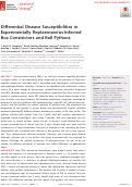 Cover page: Differential Disease Susceptibilities in Experimentally Reptarenavirus-Infected Boa Constrictors and Ball Pythons.