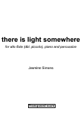 Cover page: there is light somewhere