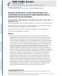 Cover page: Planarian cholinesterase: in vitro characterization of an evolutionarily ancient enzyme to study organophosphorus pesticide toxicity and reactivation