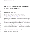 Cover page: Exploring redshift-space distortions in large-scale structure