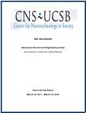 Cover page of Annual Report NSF Center for Nanotechnology in Society at University of California at Santa Barbara