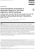 Cover page: Clinical Development and Evaluation of Megavoltage Topogram for Fast Patient Alignment on Helical Tomotherapy.