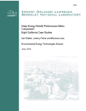 Cover page: Deep Energy Retrofit Performance Metric Comparison:Eight California Case Studies