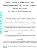 Cover page: Diversity Analysis of Bit-Interleaved Coded Multiple Beamforming with Orthogonal Frequency Division Multiplexing