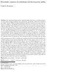 Cover page: Poroelastic response of orthotropic fractured porous media