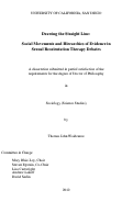 Cover page: Drawing the straight line : social movements and hierarchies of evidence in sexual reorientation therapy debates