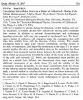 Cover page: Calculating Intercellular Stress in a Model of Collectively Moving Cells