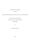 Cover page: Nutritional Health Status and Urban Food Economies: The View from Roman Britain