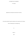 Cover page: Optimal Reservoir Operation Under Inflow Uncertainty