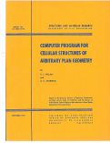 Cover page: Computer Program for Cellular Structures of Arbitrary Plan Geometry