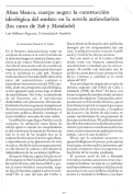 Cover page: Alma blanca, cuerpo negro: la construcción ideológica del mulato en la novela antiesclavista (los casos de Sab y Matalaché)