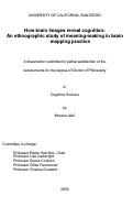 Cover page: How brain images reveal cognition : an ethnographic study of meaning-making in brain mapping practice