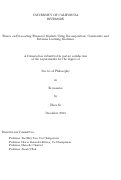 Cover page: Essays on Forecasting Financial Markets Using Decomposition, Constraints and Extreme Learning Machine