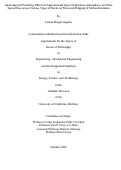 Cover page: Analyzing and Predicting Effects of Approximated Space Exploration Atmospheres on Flame Spread Rate across Various Types of Electrical Wires and Dripping of Molten Insulation