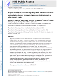 Cover page: Report of safety of pulse dosing of lapatinib with temozolomide and radiation therapy for newly-diagnosed glioblastoma in a pilot phase II study