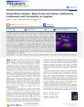 Cover page: Nested Metal Catalysts: Metal Atoms and Clusters Stabilized by Confinement with Accessibility on Supports.